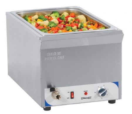 Bain-marie avec robinet de vidange GN 1/1 - 200 mm