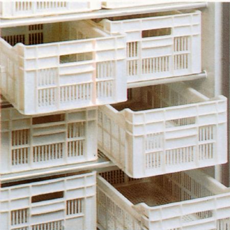 Kit de 13 casiers en polythylne - 500x300x175 mm