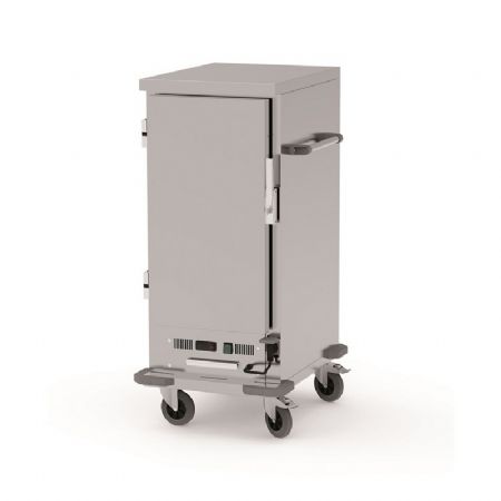 Chariot chauffant de liaison GN1/1 - 770x565x1240mm