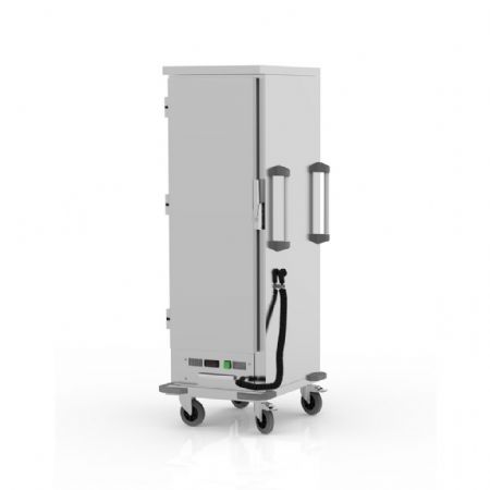 Chariot chauffant 1 porte 17 niveaux GN 1/1 thermostat digital 2100 W - Eratos - CC-17GN1/1 Chariot chauffant 1 porte 17 niveaux GN 1/1 thermostat digital 2100 W - Eratos - CC-17GN1/1