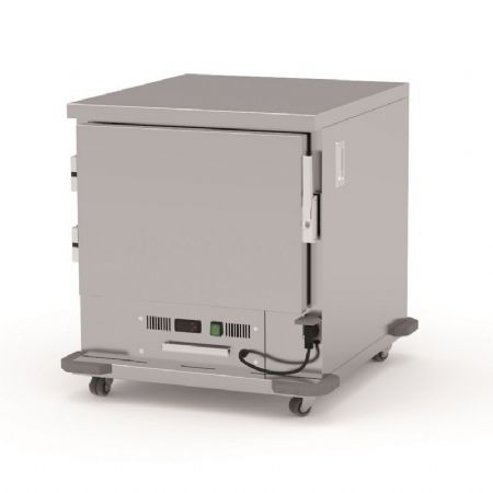 Chariot chauffant de liaison GN2/1 - 770x850x805mm