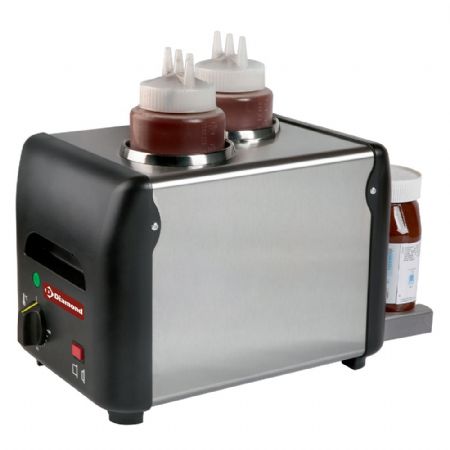 Chauffe professionnel 2 bouteilles 1 L, thermostat 90°C, 0.32 kW - Diamond Promo - CC/NUT-2D