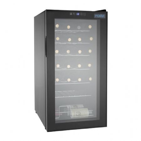 Cave à Vins 74 L positive avec 28 bouteilles - Polar - CC066