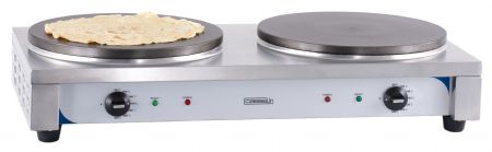 Crêpière double 35cm électrique - Casselin - CCD35E