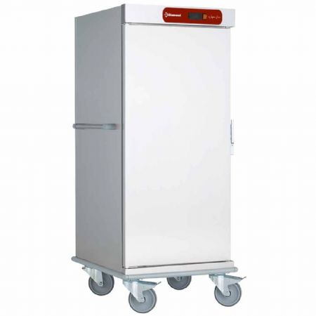 Chariot chauffant de maintien à température pour repas 20 GN 2/1 799x876x1640 mm - Diamond Promo - CCE20-DG