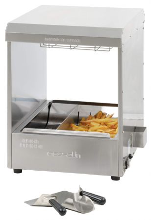 Chauffe frite à poser quartz traversant double chauffe S, capacité GN 1/1, 512x617x571 mm - Casselin - CCF9