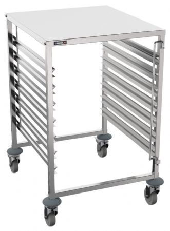 Chariot Porte assiette à glissières 7 x GN 2/1 - Casselin - CCG721