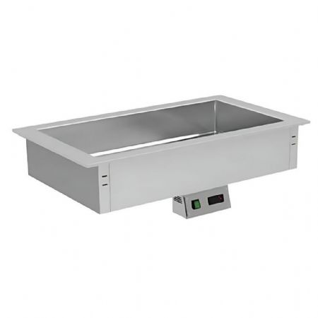 Matériels de Restauration encastrable Bain-marie à eau 1GN1/1 L 465x646x215 mm - Eratos - CCH1G