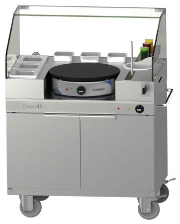 Crêpière Chariot à crêpière 40cm amovible Électrique - Casselin - CCHCR40EA