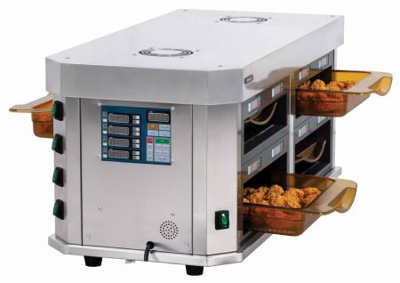 Coffre de conservation et de maintien en température horizontal S - 4 bacs - Casselin - CCMTHS4
