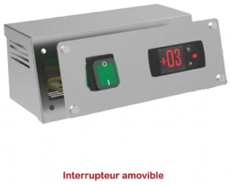 Cuve bain marie à chaleur sèche encastrable 2 GN 1/1-150 - 790x646x215 mm