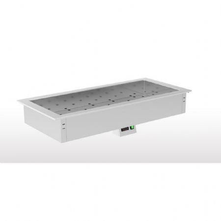Matériels de Restauration encastrable bain-marie chaleur sèche 3GN1/1 L 1120x646x215 mm - Eratos - CCS3G