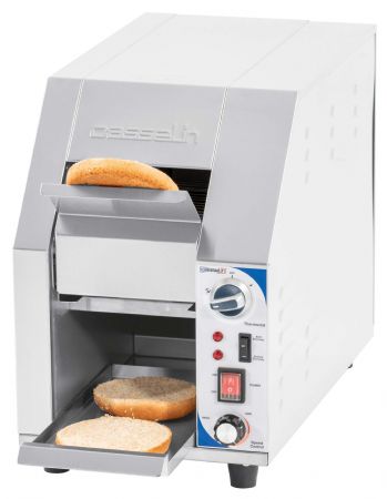 Toasteur convoyeur professionnel électrique triphasé 1400 W 300 toasts/h - Casselin - CCYTXSB Toasteur convoyeur professionnel électrique triphasé 1400 W 300 toasts/h - Casselin - CCYTXSB