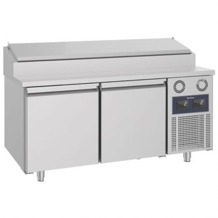 Saladette réfrigérée 2 portes pleines 600x400 mm, 8 bacs GN 1/3 h=150 mm -2°/+8°C - WiFi - Virtus - CCZ0036/FN Saladette réfrigérée 2 portes pleines 600x400 mm, 8 bacs GN 1/3 h=150 mm -2°/+8°C - WiFi - Virtus - CCZ0036/FN