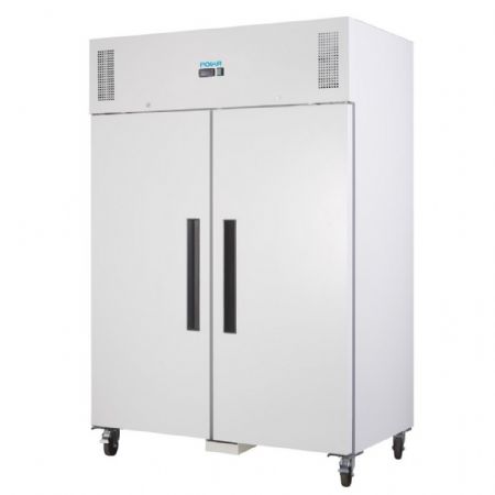 Armoire congélateur professionnelle 1200 L blanche 2 portes - Polar - CD616