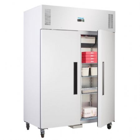 Armoire congélateur professionnelle 1200 L blanche 2 portes - Polar - CD616