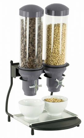 Distributeur de céréale 2 tubes capacité 2 x 3 litres - Casselin - CDC2