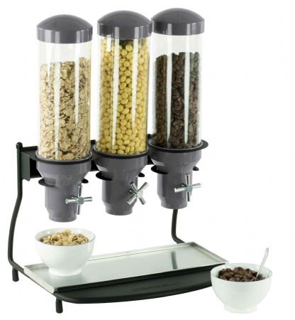 Distributeur de céréale 3 tubes de 3 litres - Casselin - CDC3