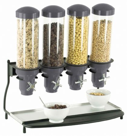 Distributeur de céréale 4 tubes 4 x 3 litres - Casselin - CDC4