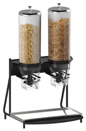 Distributeur de céréale large 2 tubes 2 x 5 litres - Casselin - CDCL2