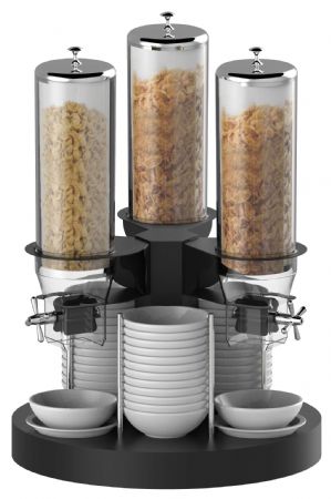 Distributeur de céréale rotatif 3 tubes - Casselin - CDCR3