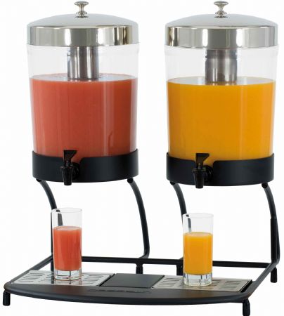 Distributeur de jus de fruit 2 x 8 litres - Casselin - CDJ82 Distributeur de jus de fruit 2 x 8 litres - Casselin - CDJ82