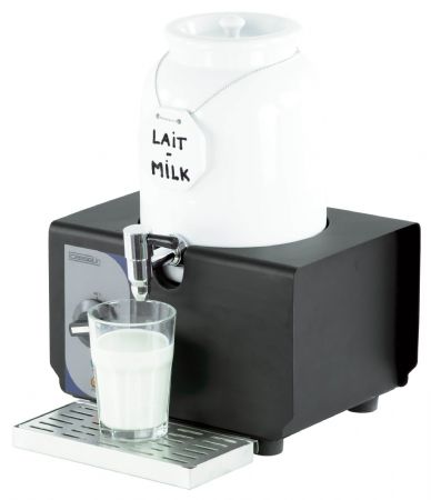 Distributeur boissons chaude de lait chaud en porcelaine 4L - Casselin - CDLPC4