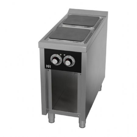 Fourneau profondeur 900 Monophasé 2 plaques 8000 kW - Hr Fainca - CE2P900E