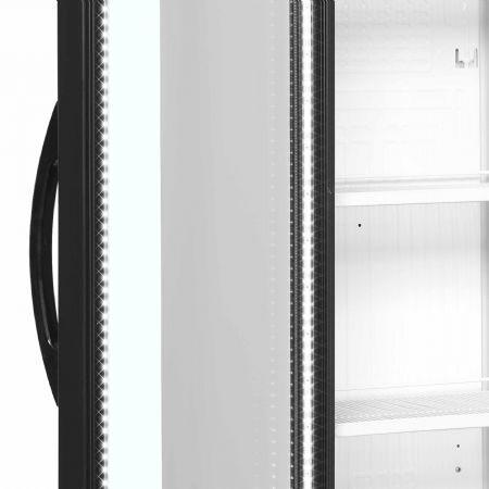 Armoire à boissons charnières côté gauche 1 porte vitrée Blanche positive - Tefcold - CEV425 1 LED L/H