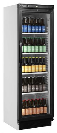 Réfrigérateur à boissons 1 porte vitrée Blanche positive - Tefcold - CEV425 1 LED