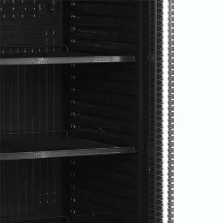 Armoire à boissons noire 1 porte vitrée positive - Tefcold - CEV435CP BLACK