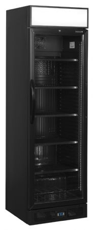 Armoire à boissons noire 1 porte vitrée positive - Tefcold - CEV435CP BLACK Armoire à boissons noire 1 porte vitrée positive - Tefcold - CEV435CP BLACK