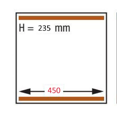 Machine sous vide professionnelle double chambre 450x580x235 mm 1075x890x1040 mm - Diamond - CF-150/S