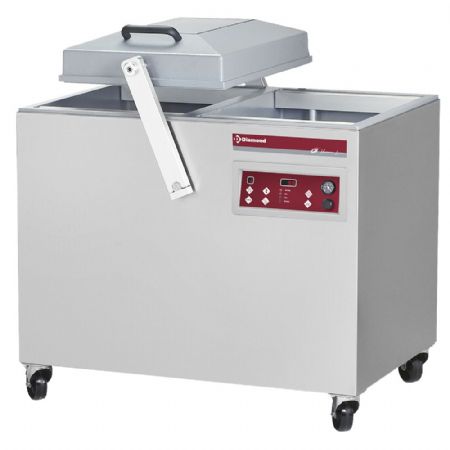 Machine Sous Vide double chambre 450x580x235 mm, 63 m³/h, 1075x890x1040 mm - Diamond - CF-150/S