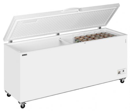 Congélateur bahut couvercle pleins de crème glacée 1 couvercle plein - Tefcold - CF700 SL