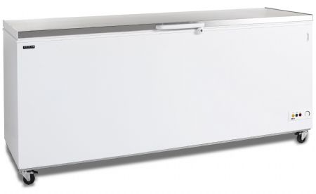 Congélateur bahut couvercle pleins de crème glacée 1 couvercle inox plein - Tefcold - CF700S SL