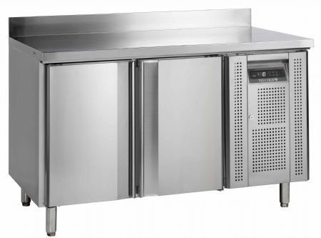 Congélateur de comptoir GN1/1 - 2 portes inox 272 L -20 à -10 °C - Tefcold - CF7210