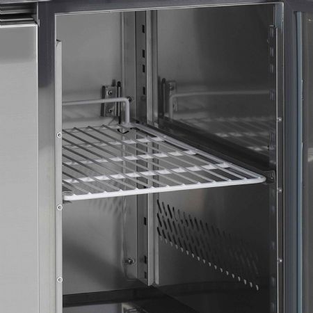 Congélateur de comptoir GN1/1 - 4 portes inox 533 L -20 à -10 °C - Tefcold - CF7410