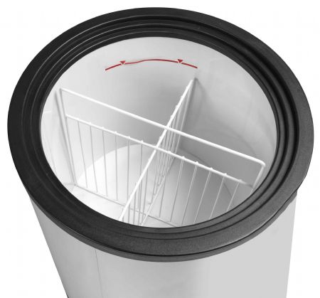Congélateur de canette cylindrique mobile avec séparateurs - Tefcold - CF78