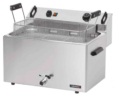 Friteuse cuve ronde à beignets électrique 16 litres - Casselin - CFB16