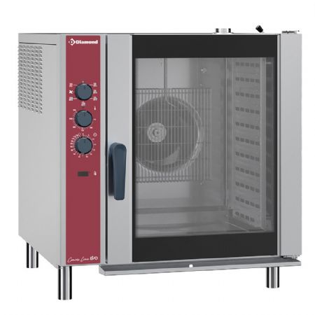Four mixte professionnel électrique à convection, 10 niveaux GN 1/1, humidificateur automatique - Diamond - CFE101/N