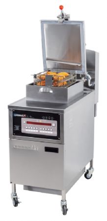 Friteuse lectrique  pression sur coffre avec filtration 25 litres