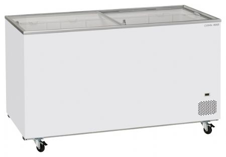 Congélateur coffre couvercle vitré coulissant 500 L - Coolhead - CFG 508
