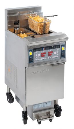 Friteuse lectrique avec filtration 2 x 12 litres 17kW