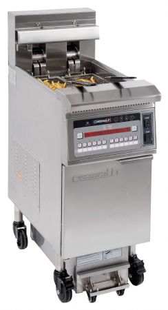 Friteuse professionnelle sur Coffre électrique avec filtration 22 litres 17kW - Casselin - CFPF22