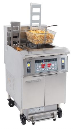 Friteuse lectrique avec relevage automatique et filtration 12+22 Litres 8,5+17kW