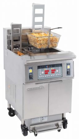 Friteuse professionnelle sur Coffre électrique relevage automatique et filtration 12+22 L 8,5+17kW - Casselin - CFPRAF1222 Friteuse professionnelle sur Coffre électrique relevage automatique et filtration 12+22 L 8,5+17kW - Casselin - CFPRAF1222