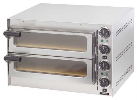 Petit four à pizza pro 2 chambres électrique - Casselin - CFRP2 Petit four à pizza pro 2 chambres électrique - Casselin - CFRP2
