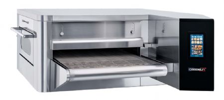 Four à pizza inox convoyeur 206 pizzas 25cm/h - 2250x 1560x600 mm Four à pizza inox convoyeur 206 pizzas 25cm/h - 2250x 1560x600 mm