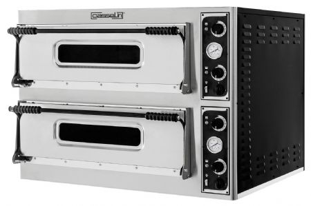 Four à Pizzas professionnel électrique 2x6 32cm - Casselin - CFRPE2632 Four à Pizzas professionnel électrique 2x6 32cm - Casselin - CFRPE2632